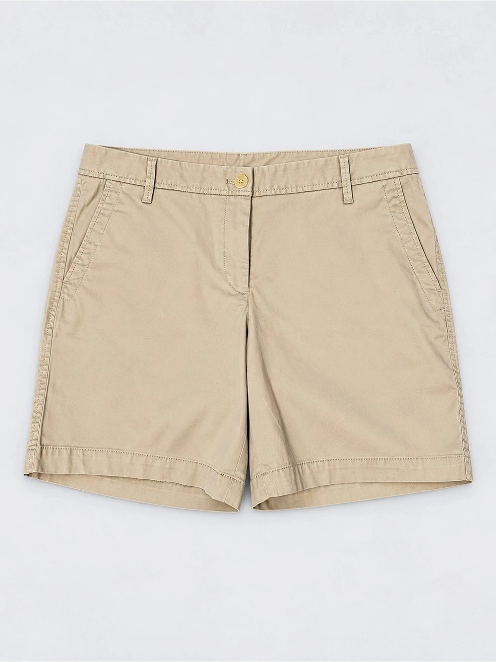 Talbots Girlfriend Chino Short Chino Bermuda Shorts in Beige Size 6